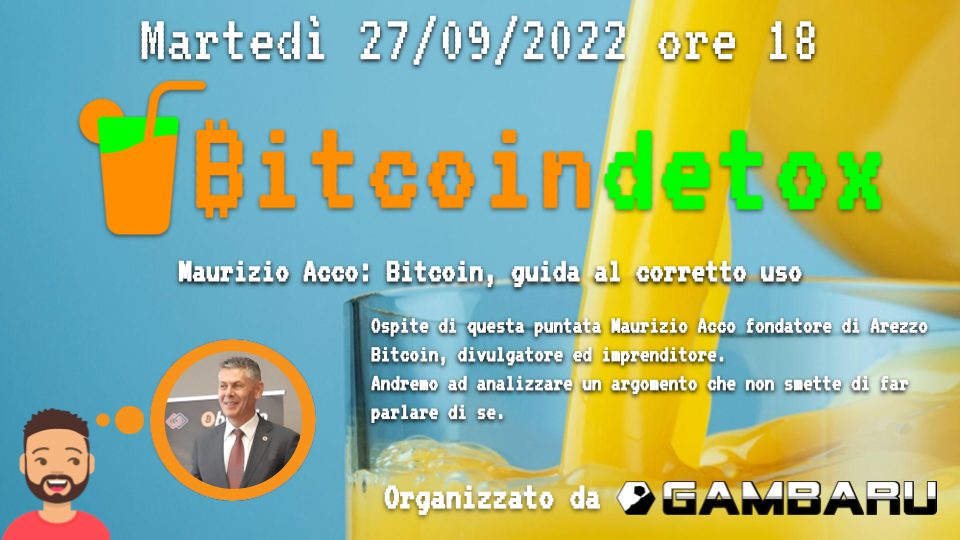 Bitcoin Detox 10: Maurizio Acco: Bitcoin, guida al corretto uso